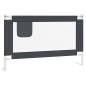 vidaXL Kleinkind-Bettschutzgitter Dunkelgrau 120x25 cm Stoff vidaXL Kleinkind-Bettschutzgitter Dunkelgrau 120x25 cm Stoff