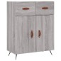 vidaXL Highboard Grau Sonoma 69,5x34x180 cm Holzwerkstoff vidaXL Highboard Grau Sonoma 69,5x34x180 cm Holzwerkstoff