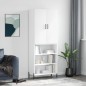 Highboard Weiß 69,5x34x180 cm Holzwerkstoff Highboard Weiß 69,5x34x180 cm Holzwerkstoff