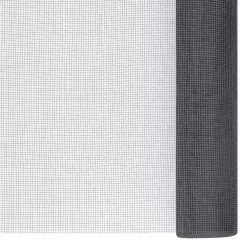 vidaXL Fliegengitter Fiberglas 112x2000 cm Grau