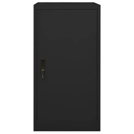 vidaXL Sattelschrank Schwarz 53x53x105 cm Stahl  