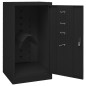 vidaXL Sattelschrank Schwarz 53x53x105 cm Stahl vidaXL Sattelschrank Schwarz 53x53x105 cm Stahl
