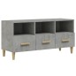 vidaXL TV-Schrank Betongrau 102x36x50 cm Holzwerkstoff vidaXL TV-Schrank Betongrau 102x36x50 cm Holzwerkstoff