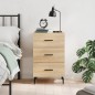 vidaXL Nachttisch Sonoma-Eiche 40x40x66 cm Holzwerkstoff vidaXL Nachttisch Sonoma-Eiche 40x40x66 cm Holzwerkstoff