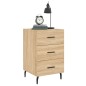 vidaXL Nachttisch Sonoma-Eiche 40x40x66 cm Holzwerkstoff vidaXL Nachttisch Sonoma-Eiche 40x40x66 cm Holzwerkstoff