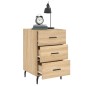 vidaXL Nachttisch Sonoma-Eiche 40x40x66 cm Holzwerkstoff vidaXL Nachttisch Sonoma-Eiche 40x40x66 cm Holzwerkstoff