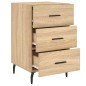vidaXL Nachttisch Sonoma-Eiche 40x40x66 cm Holzwerkstoff vidaXL Nachttisch Sonoma-Eiche 40x40x66 cm Holzwerkstoff