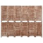 vidaXL 6-tlg. Raumteiler Braun 210x165 cm Massivholz Paulownia vidaXL 6-tlg. Raumteiler Braun 210x165 cm Massivholz Paulownia