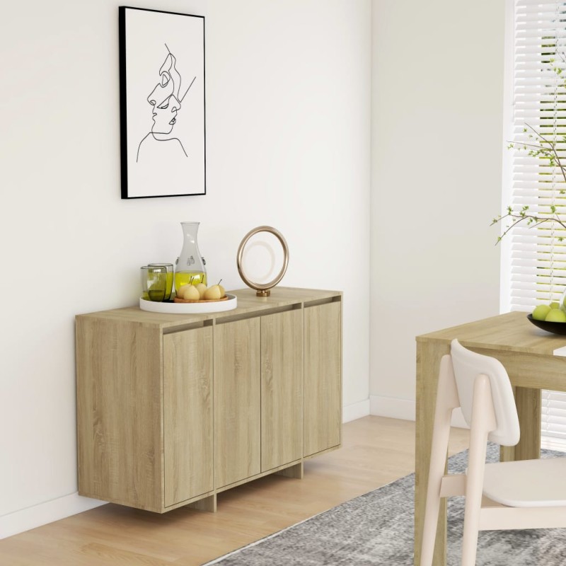 vidaXL Sideboard Sonoma-Eiche 120x41x75 cm Holzwerkstoff vidaXL Sideboard Sonoma-Eiche 120x41x75 cm Holzwerkstoff
