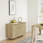 vidaXL Sideboard Sonoma-Eiche 120x41x75 cm Holzwerkstoff vidaXL Sideboard Sonoma-Eiche 120x41x75 cm Holzwerkstoff