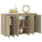 vidaXL Sideboard Sonoma-Eiche 120x41x75 cm Holzwerkstoff vidaXL Sideboard Sonoma-Eiche 120x41x75 cm Holzwerkstoff