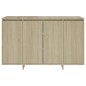 vidaXL Sideboard Sonoma-Eiche 120x41x75 cm Holzwerkstoff vidaXL Sideboard Sonoma-Eiche 120x41x75 cm Holzwerkstoff