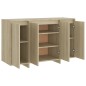 vidaXL Sideboard Sonoma-Eiche 120x41x75 cm Holzwerkstoff vidaXL Sideboard Sonoma-Eiche 120x41x75 cm Holzwerkstoff