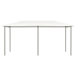 vidaXL Pavillon 3x6x2,6 m Creme 160 g/m² 