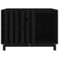 vidaXL Hundehütte Schwarz 100x70x72 cm Massivholz Kiefer vidaXL Hundehütte Schwarz 100x70x72 cm Massivholz Kiefer