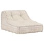 vidaXL Modularer Pouf Beige Stoff vidaXL Modularer Pouf Beige Stoff