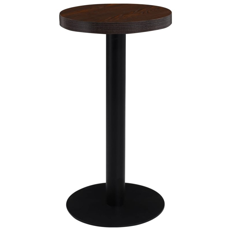 vidaXL Bistrotisch Dunkelbraun 40 cm MDF vidaXL Bistrotisch Dunkelbraun 40 cm MDF