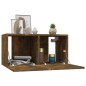 vidaXL TV-Wandschrank Räuchereiche 60x30x30 cm Holzwerkstoff vidaXL TV-Wandschrank Räuchereiche 60x30x30 cm Holzwerkstoff