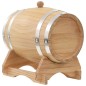 vidaXL Weinfass mit Hahn Kiefernholz Massiv 12 L vidaXL Weinfass mit Hahn Kiefernholz Massiv 12 L