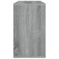 vidaXL Beistelltisch Grau Sonoma 60x30x50 cm Holzwerkstoff vidaXL Beistelltisch Grau Sonoma 60x30x50 cm Holzwerkstoff