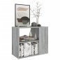 vidaXL Beistelltisch Grau Sonoma 60x30x50 cm Holzwerkstoff vidaXL Beistelltisch Grau Sonoma 60x30x50 cm Holzwerkstoff