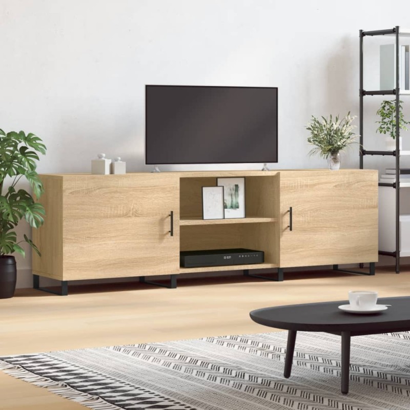 vidaXL TV-Schrank Sonoma-Eiche 150x30x50 cm Holzwerkstoff vidaXL TV-Schrank Sonoma-Eiche 150x30x50 cm Holzwerkstoff