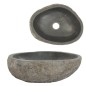 vidaXL Waschbecken Flussstein Oval 29-38 cm vidaXL Waschbecken Flussstein Oval 29-38 cm