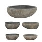 vidaXL Waschbecken Flussstein Oval 29-38 cm vidaXL Waschbecken Flussstein Oval 29-38 cm
