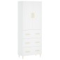 vidaXL Highboard Weiß 69,5x34x180 cm Holzwerkstoff vidaXL Highboard Weiß 69,5x34x180 cm Holzwerkstoff