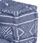 Modularer Pouf Indigo Stoff Modularer Pouf Indigo Stoff