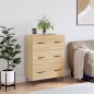 vidaXL Sideboard Sonoma-Eiche 69,5x34x90 cm Holzwerkstoff vidaXL Sideboard Sonoma-Eiche 69,5x34x90 cm Holzwerkstoff