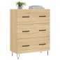 vidaXL Sideboard Sonoma-Eiche 69,5x34x90 cm Holzwerkstoff vidaXL Sideboard Sonoma-Eiche 69,5x34x90 cm Holzwerkstoff