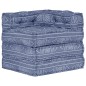 Modularer Pouf Indigo Stoff Modularer Pouf Indigo Stoff