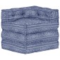 Modularer Pouf Indigo Stoff Modularer Pouf Indigo Stoff
