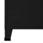 vidaXL Bücherregal im Industrie-Stil Schwarz 80x32x180 cm Stahl vidaXL Bücherregal im Industrie-Stil Schwarz 80x32x180 cm Stahl