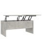 vidaXL Couchtisch Betongrau 102x50,5x46,5 cm Holzwerkstoff vidaXL Couchtisch Betongrau 102x50,5x46,5 cm Holzwerkstoff