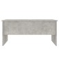 vidaXL Couchtisch Betongrau 102x50,5x46,5 cm Holzwerkstoff vidaXL Couchtisch Betongrau 102x50,5x46,5 cm Holzwerkstoff