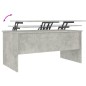 vidaXL Couchtisch Betongrau 102x50,5x46,5 cm Holzwerkstoff vidaXL Couchtisch Betongrau 102x50,5x46,5 cm Holzwerkstoff