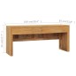 vidaXL TV-Schrank 100x35x45 cm Teak Massivholz vidaXL TV-Schrank 100x35x45 cm Teak Massivholz