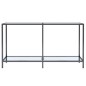 vidaXL Konsolentisch Transparent 140x35x75,5 cm Hartglas vidaXL Konsolentisch Transparent 140x35x75,5 cm Hartglas