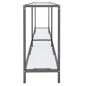 vidaXL Konsolentisch Transparent 140x35x75,5 cm Hartglas vidaXL Konsolentisch Transparent 140x35x75,5 cm Hartglas