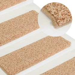 vidaXL Stufenmatten 15 Stk. 65x21x4 cm Golden