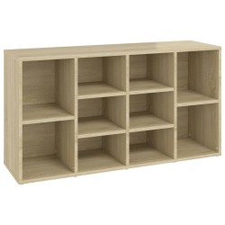 vidaXL Schuhbank Sonoma-Eiche 103x30x54,5 cm Holzwerkstoff