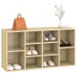vidaXL Schuhbank Sonoma-Eiche 103x30x54,5 cm Holzwerkstoff vidaXL Schuhbank Sonoma-Eiche 103x30x54,5 cm Holzwerkstoff