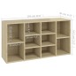 vidaXL Schuhbank Sonoma-Eiche 103x30x54,5 cm Holzwerkstoff vidaXL Schuhbank Sonoma-Eiche 103x30x54,5 cm Holzwerkstoff