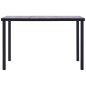 vidaXL Esstisch Schwarz und Betongrau 160 x 80 x 75 cm MDF vidaXL Esstisch Schwarz und Betongrau 160 x 80 x 75 cm MDF