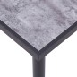 vidaXL Esstisch Schwarz und Betongrau 160 x 80 x 75 cm MDF vidaXL Esstisch Schwarz und Betongrau 160 x 80 x 75 cm MDF