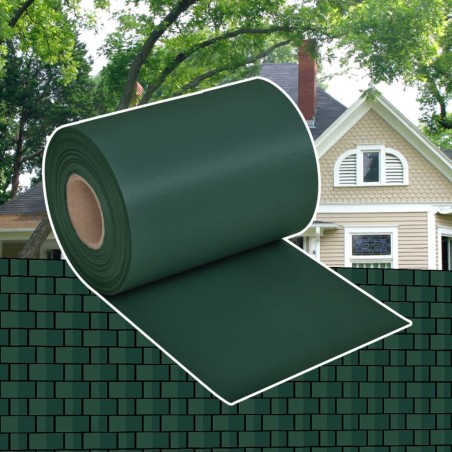 vidaXL Gartenzaun-Sichtschutz PVC 70×0,19 m Grün