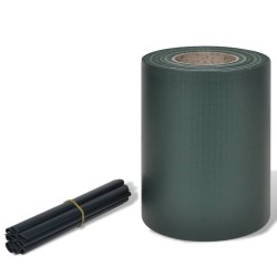vidaXL Gartenzaun-Sichtschutz PVC 70×0,19 m Grün