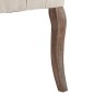 Esszimmerstühle 2 Stk. Beige Leinenoptik Stoff Esszimmerstühle 2 Stk. Beige Leinenoptik Stoff